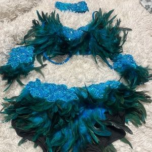 Glamour Feathered Costume